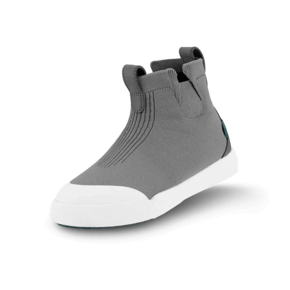 Vessi Chelsea Youth Kids Girl Boy Size 3 Concrete Grey Waterproof Boot Shoes NEW